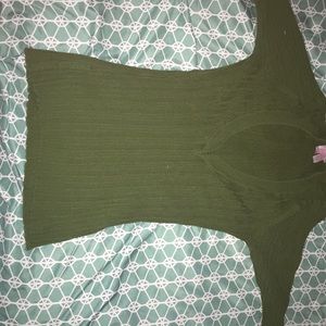 A army green shirt